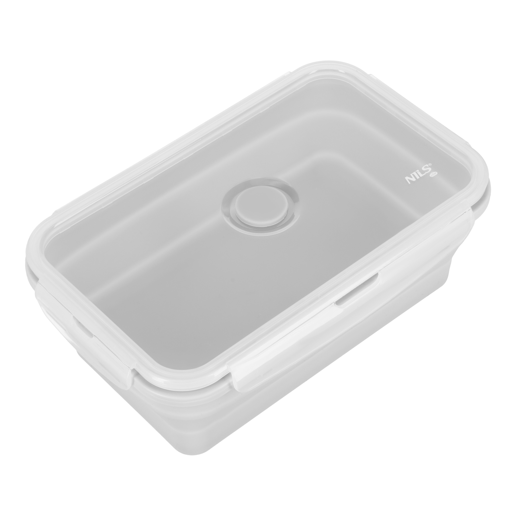Nils Skládací svačinový box NC4105 1200ml šedý