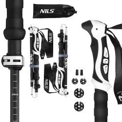 NILS Trekingové hole TK8603 černé