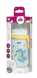nip Kids cup láhev s pítkem PP, 330ml, kluk