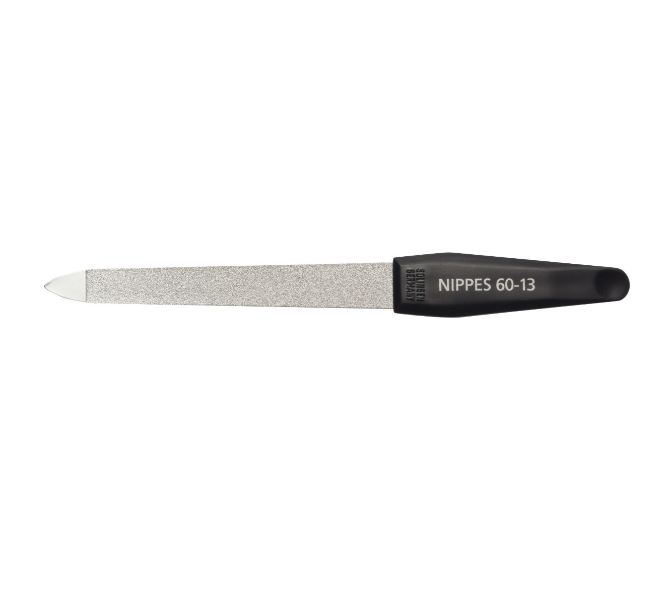 Nippes Solingen Pilník safírový špičatý černý 13 cm 1 ks