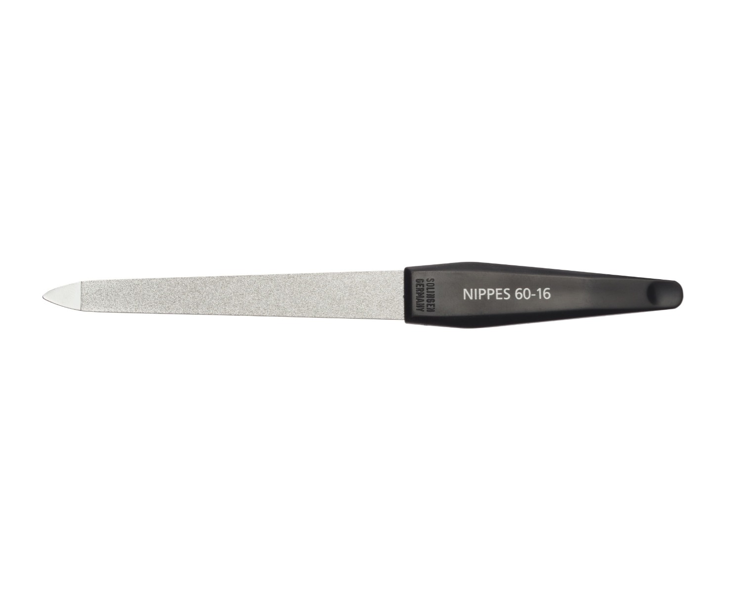 Nippes Solingen Pilník safírový špičatý černý 16 cm 1 ks