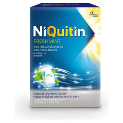 NIQUITIN Freshmint 4 mg žvýkací guma 100 kusů