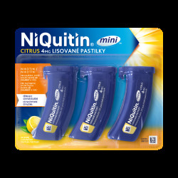NIQUITIN Mini Citrus 4mg lisovaná pastilka 60 pastilek