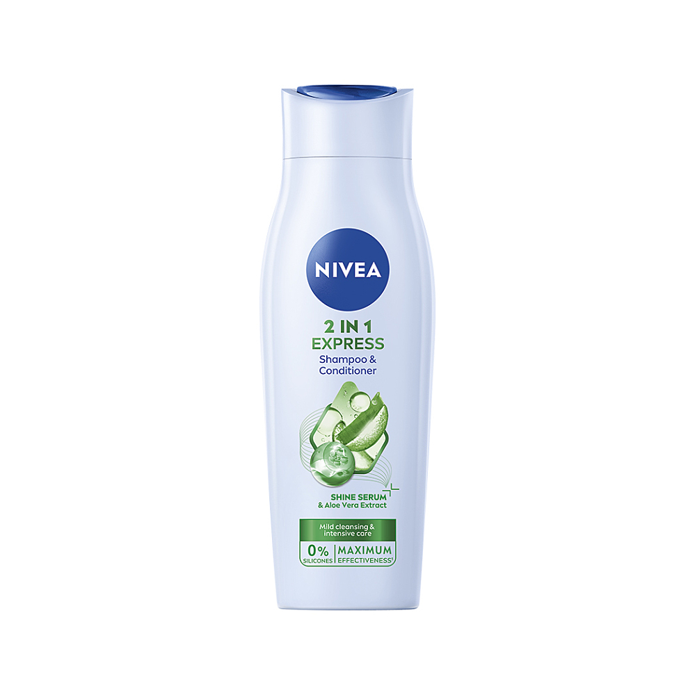 NIVEA 2v1 Care Express Pečující šampon a kondicionér 250 ml