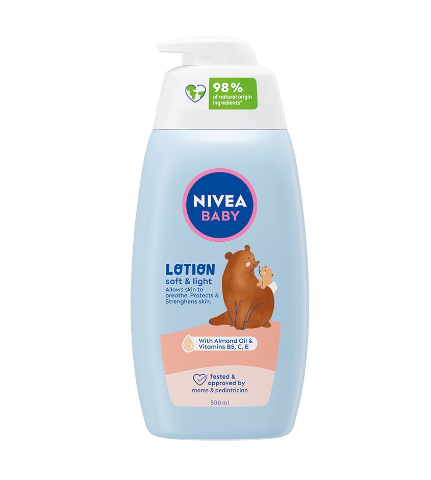 Nivea baby Lehké tělové mléko pumpa 500 ml