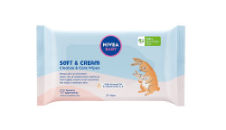 Nivea baby Soft & Cream čisticí ubrousky 57 ks