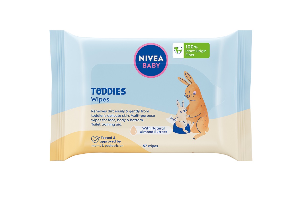 Nivea baby Toddies čisticí ubrousky 57 ks