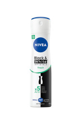 Nivea Black&White Invisible Fresh antiperspirant sprej 150 ml