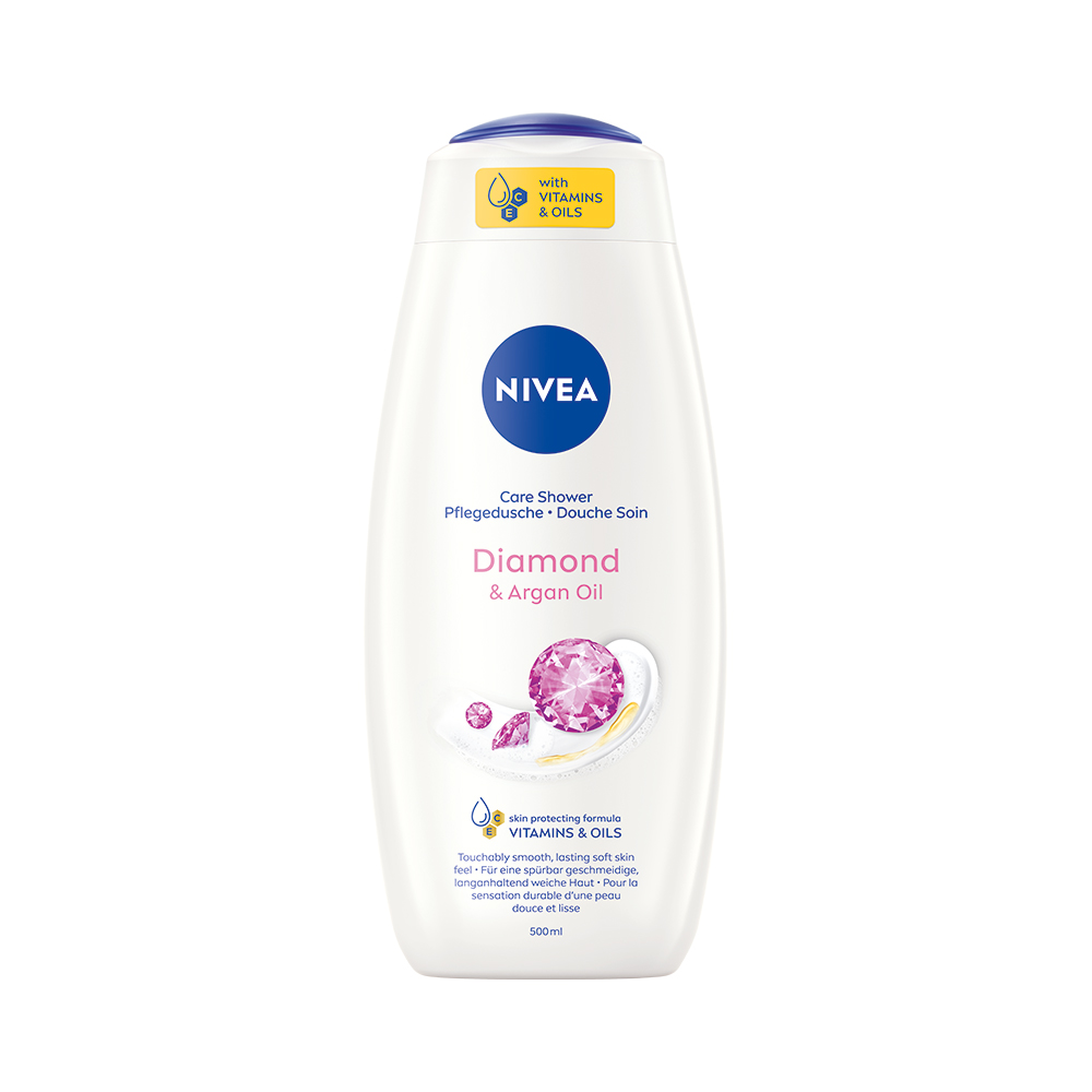 Nivea Diamond&Argan oil sprchový gel 500 ml
