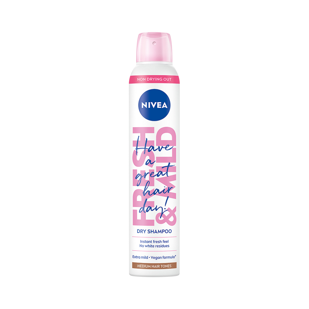 Nivea Fresh&Mild suchý šampon na světlejší tón vlasů 200 ml