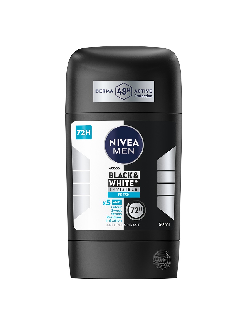 Nivea Men Black & White Invisible Fresh tuhý antiperspirant 50 ml