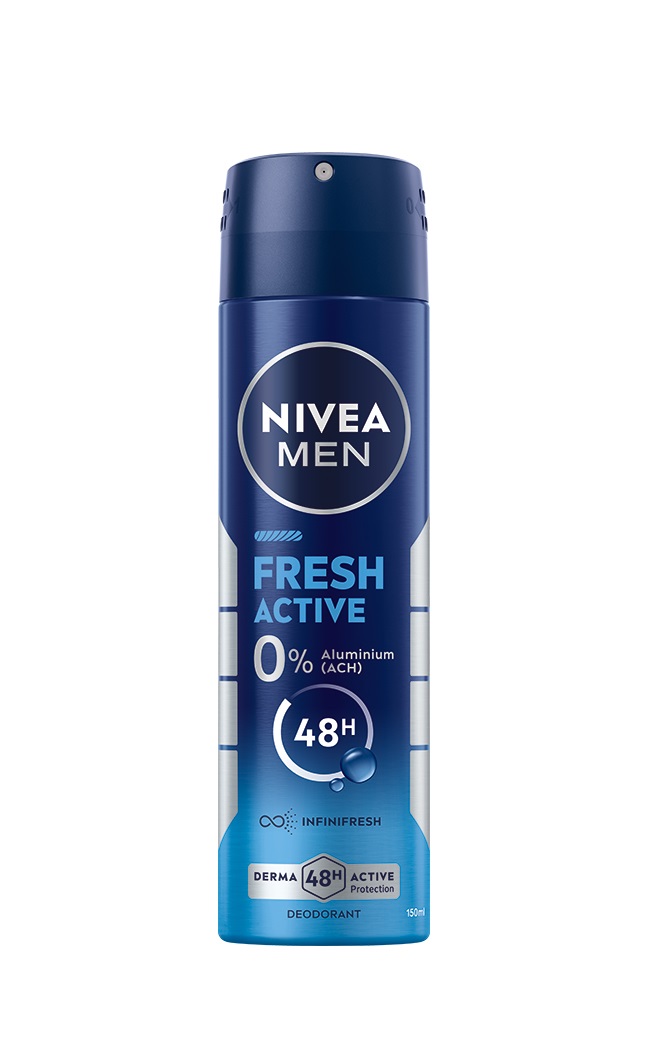 Nivea Men Fresh Active deodorant ve spreji pro muže 150 ml