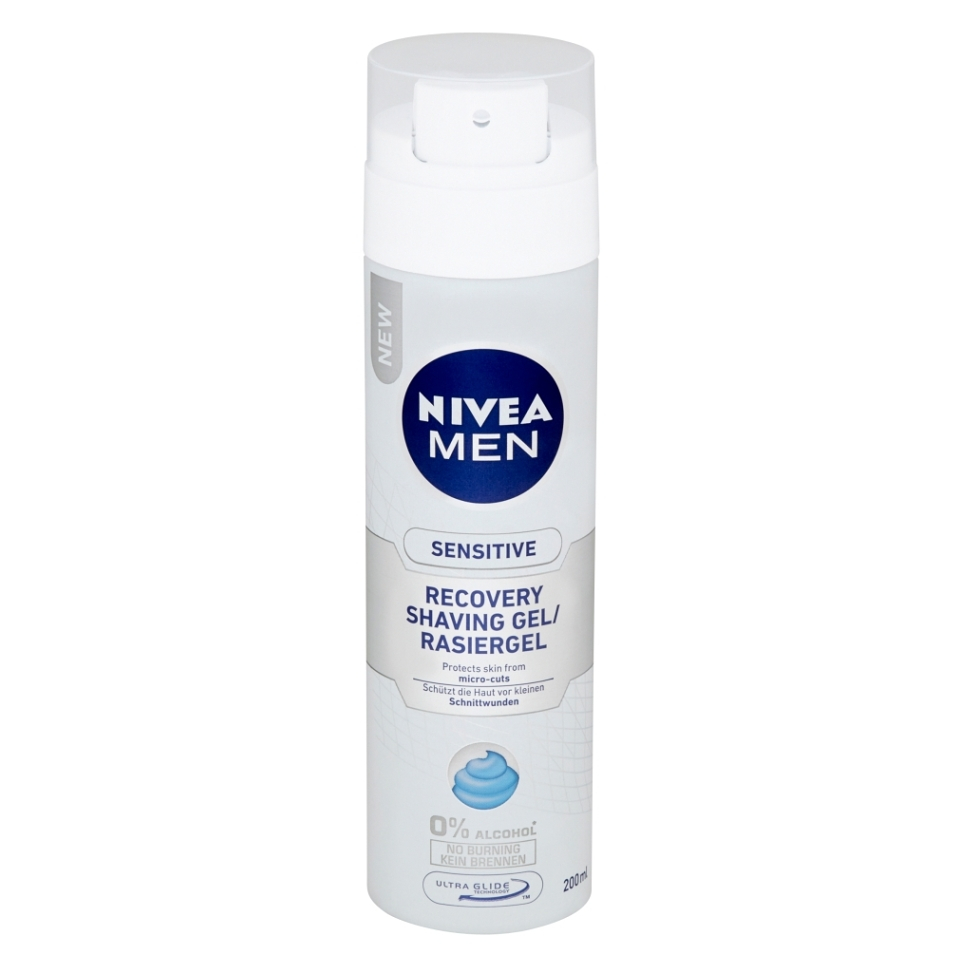 NIVEA Men Gel na holení Sensitive Recovery 200 ml
