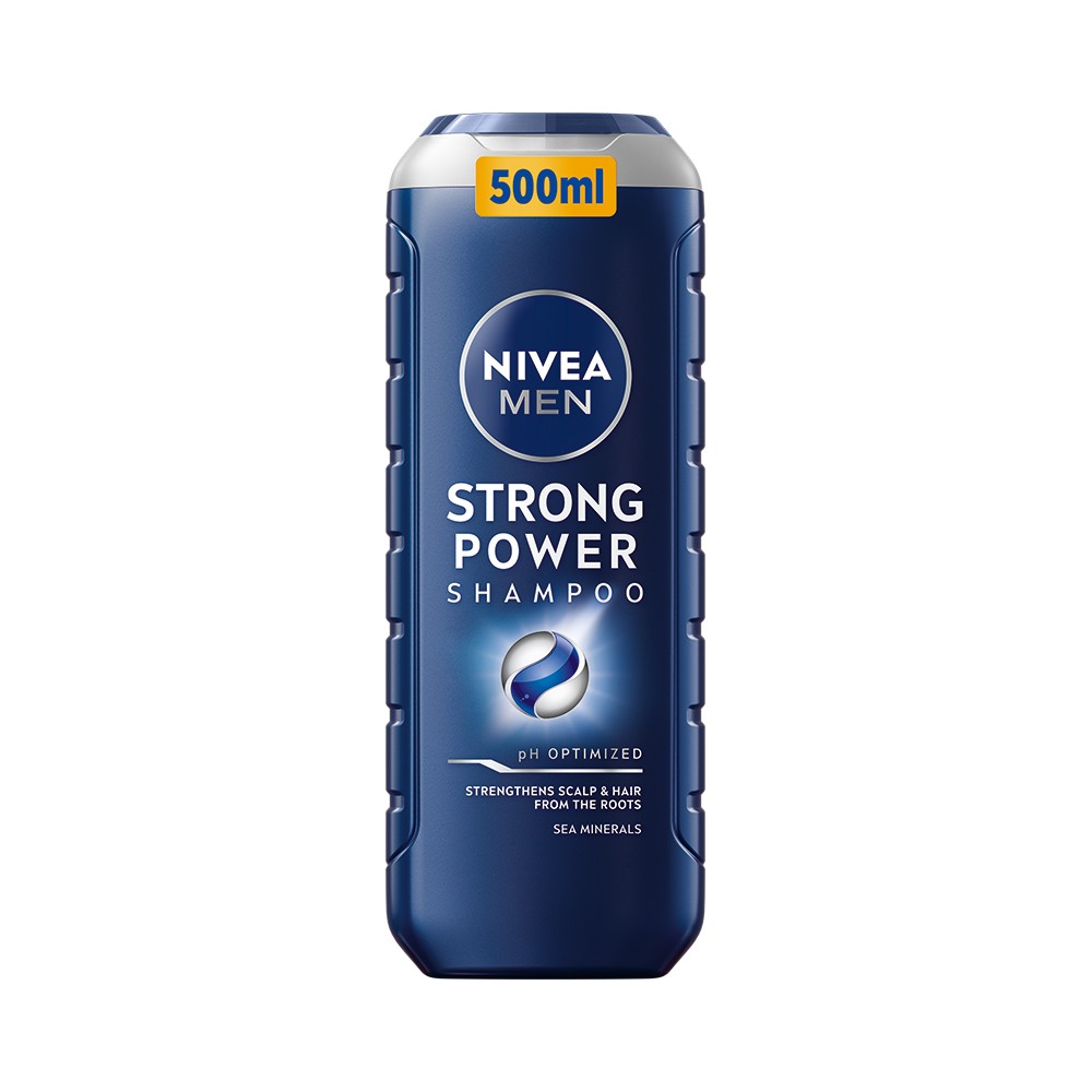 Nivea Men Strong Power šampon pro muže 500 ml