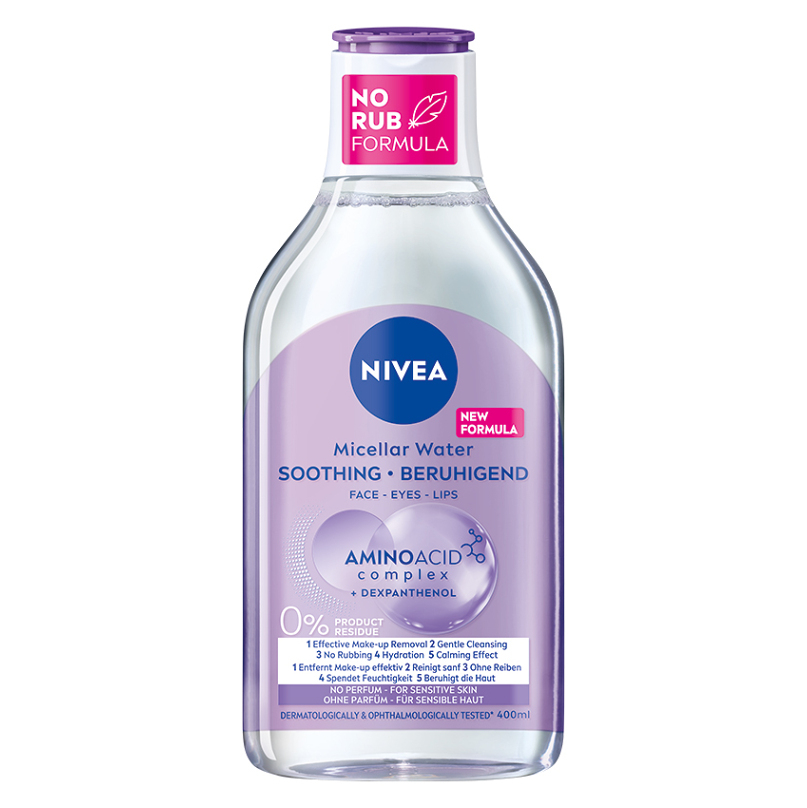 NIVEA  MicellAir Zklidňující micelární voda pro citlivou pleť 400 ml