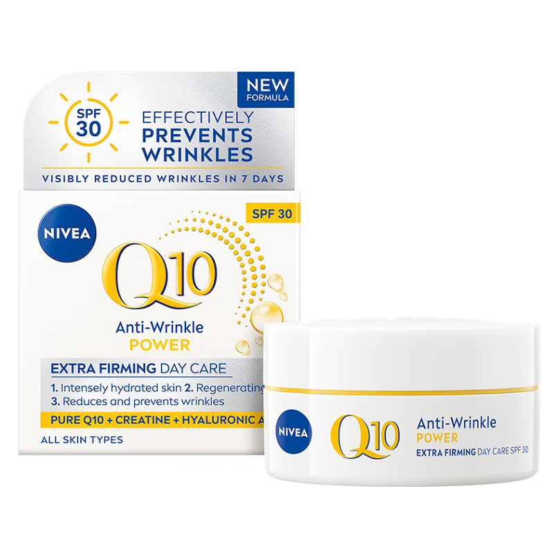 NIVEA Q10 Power Zpevňující denní krém proti vráskám OF 30 50 ml