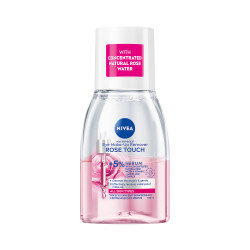 Nivea Rose Touch dvoufázový odličovač očí a make-upu 100 ml