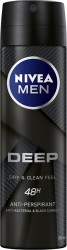 NIVEA Sprej antiperspirant pro muže Deep 150 ml