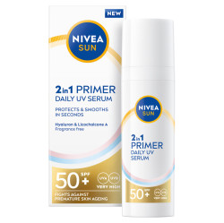 NIVEA Sun Pleťové sérum Primer 2 v 1 SPF50+  30 ml