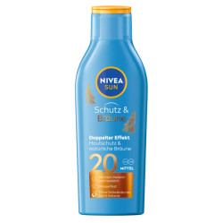 NIVEA Sun Protect & Bronze Mléko na opalování SPF20 200 ml