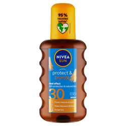 NIVEA Sun Protect & Bronze Olej na opalování SPF30 200 ml