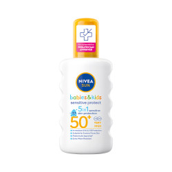 Nivea SUN Sensitive OF50+ dětský opalovací sprej 200 ml