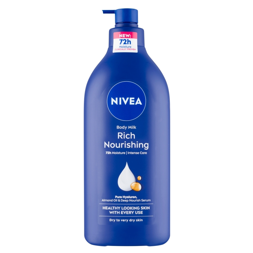 NIVEA Výživné tělové mléko 625 ml