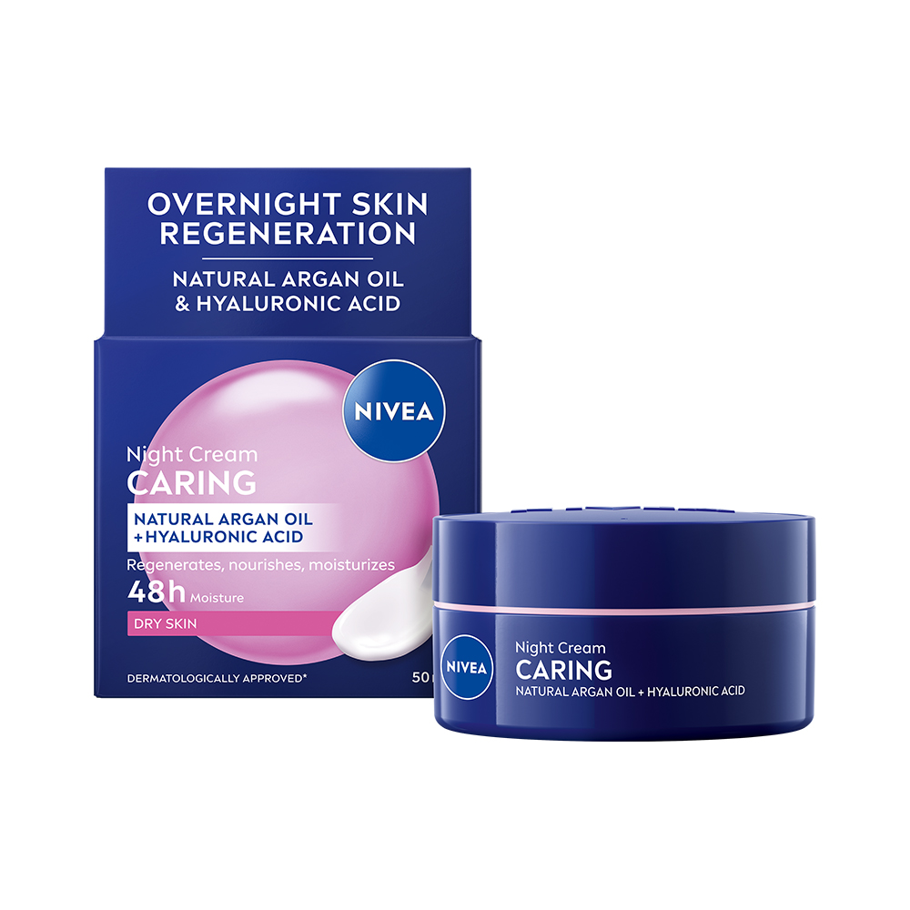 Nivea Výživný noční krém pro suchou až citlivou pleť 50 ml