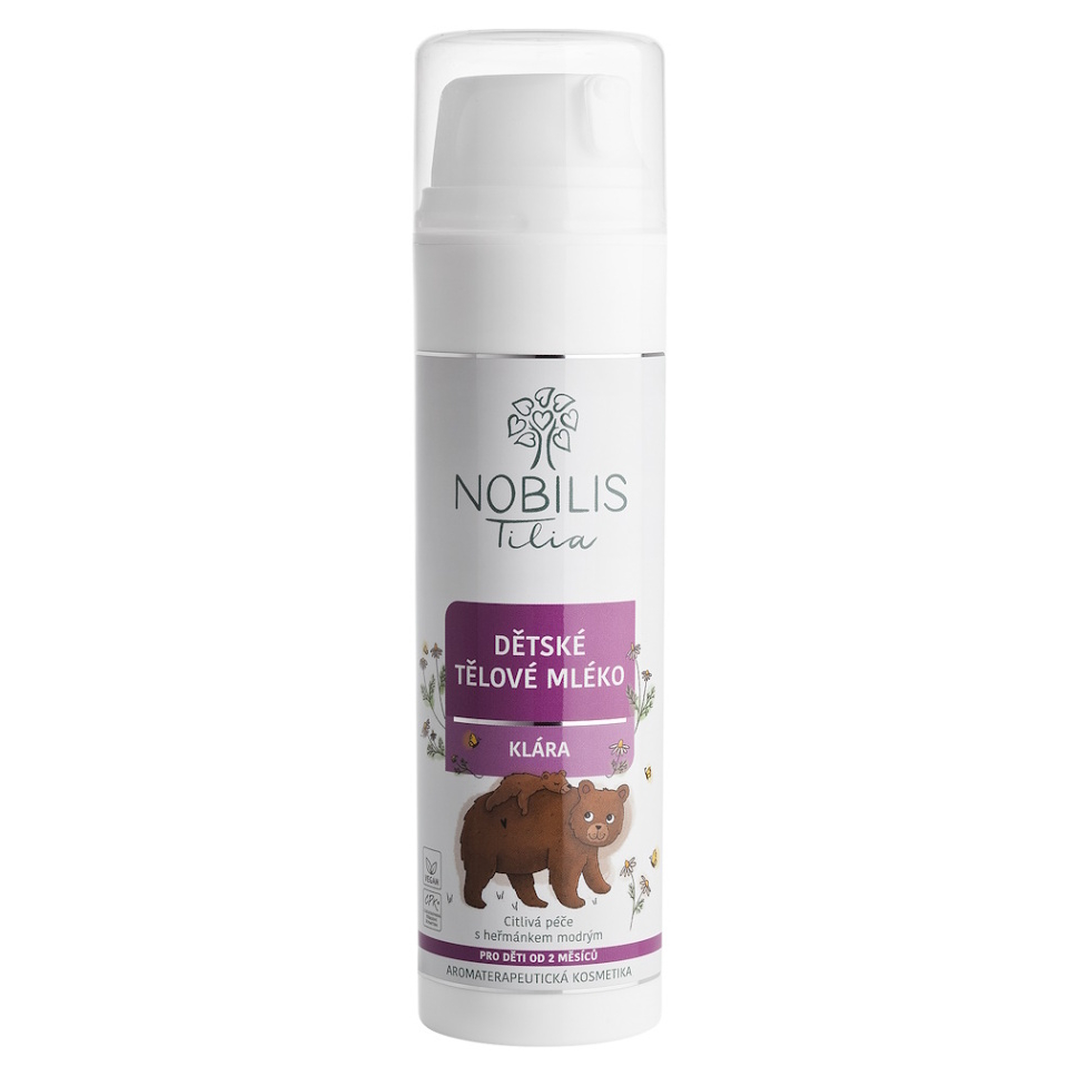 NOBILIS TILIA Dětské tělové mléko Klára 200 ml