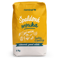 NOMINAL Celozrnná mouka špaldová jemně mletá 1000 g