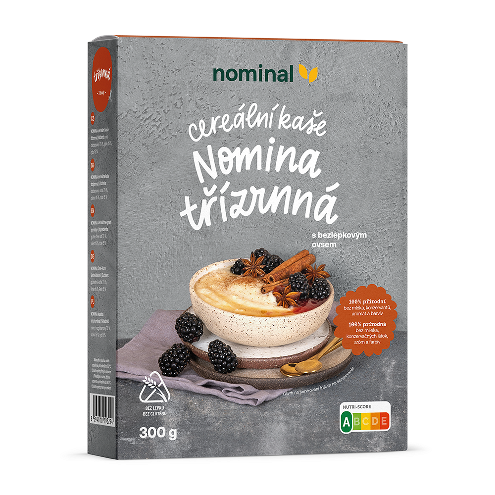 NOMINAL Cereální kaše Nomina třízrnná 300 g