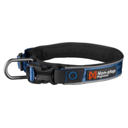 NON-STOP Dogwear Roam obojek pro psy modrý, Velikost: XS