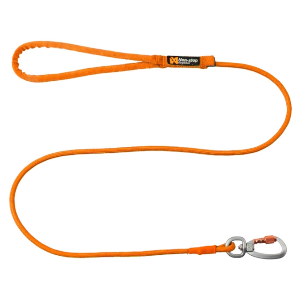 NON-STOP Dogwear Trekking rope leash orange vodítko pro psy 2 m, Tloušťka vodítka (mm): 8
