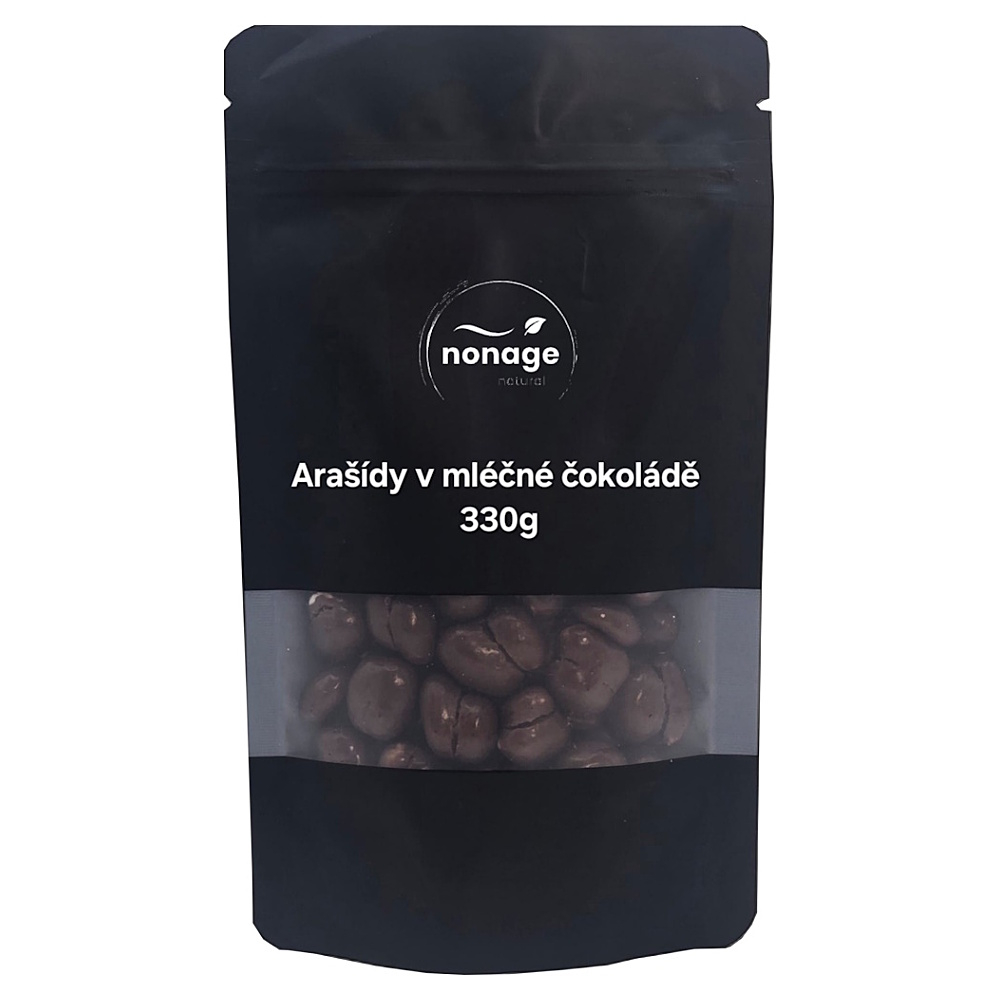 NONAGE Arašídy v mléčné čokoládě 330 g
