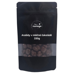 NONAGE Arašídy v mléčné čokoládě 330 g