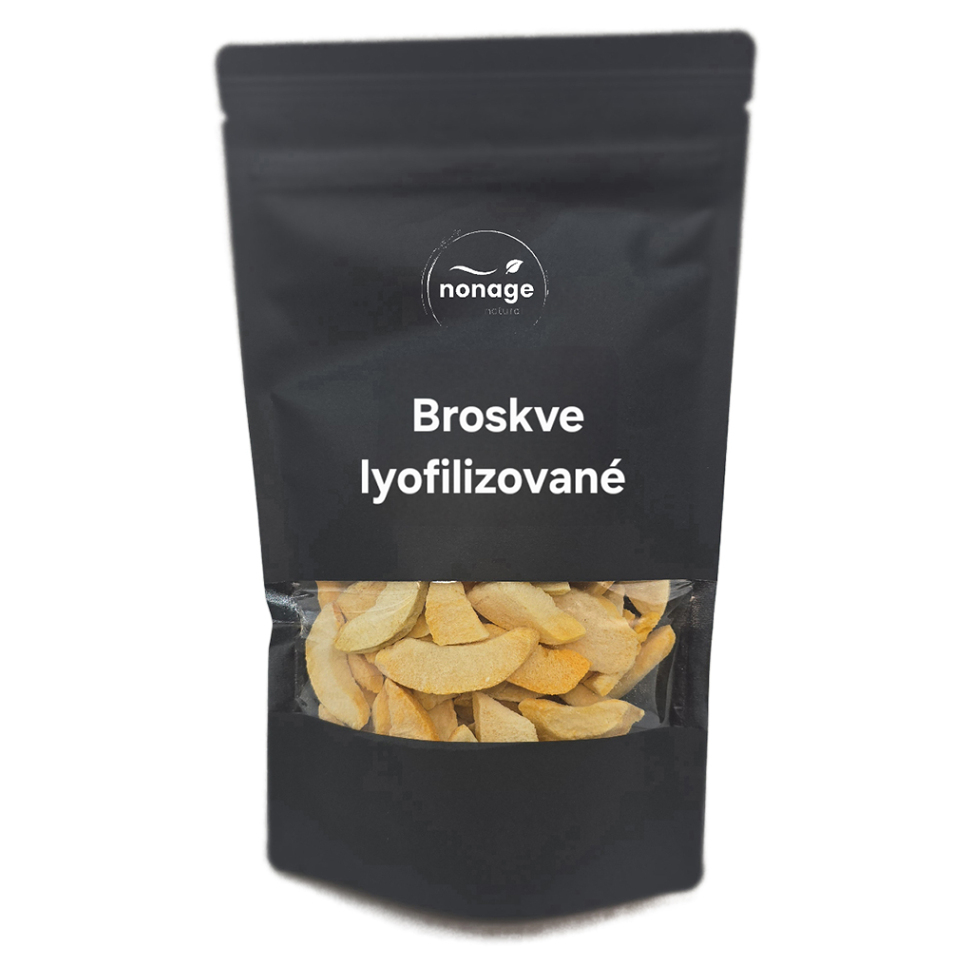 NONAGE Broskve plátky lyofilizované 80 g