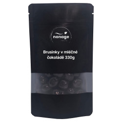 NONAGE Brusinky v mléčné čokoládě 330 g