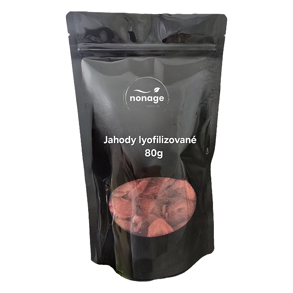 NONAGE Jahody plátky lyofilizované 80 g