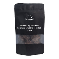 NONAGE Kešu hrudky slaný karamel v mléčné čokoládě 330 g