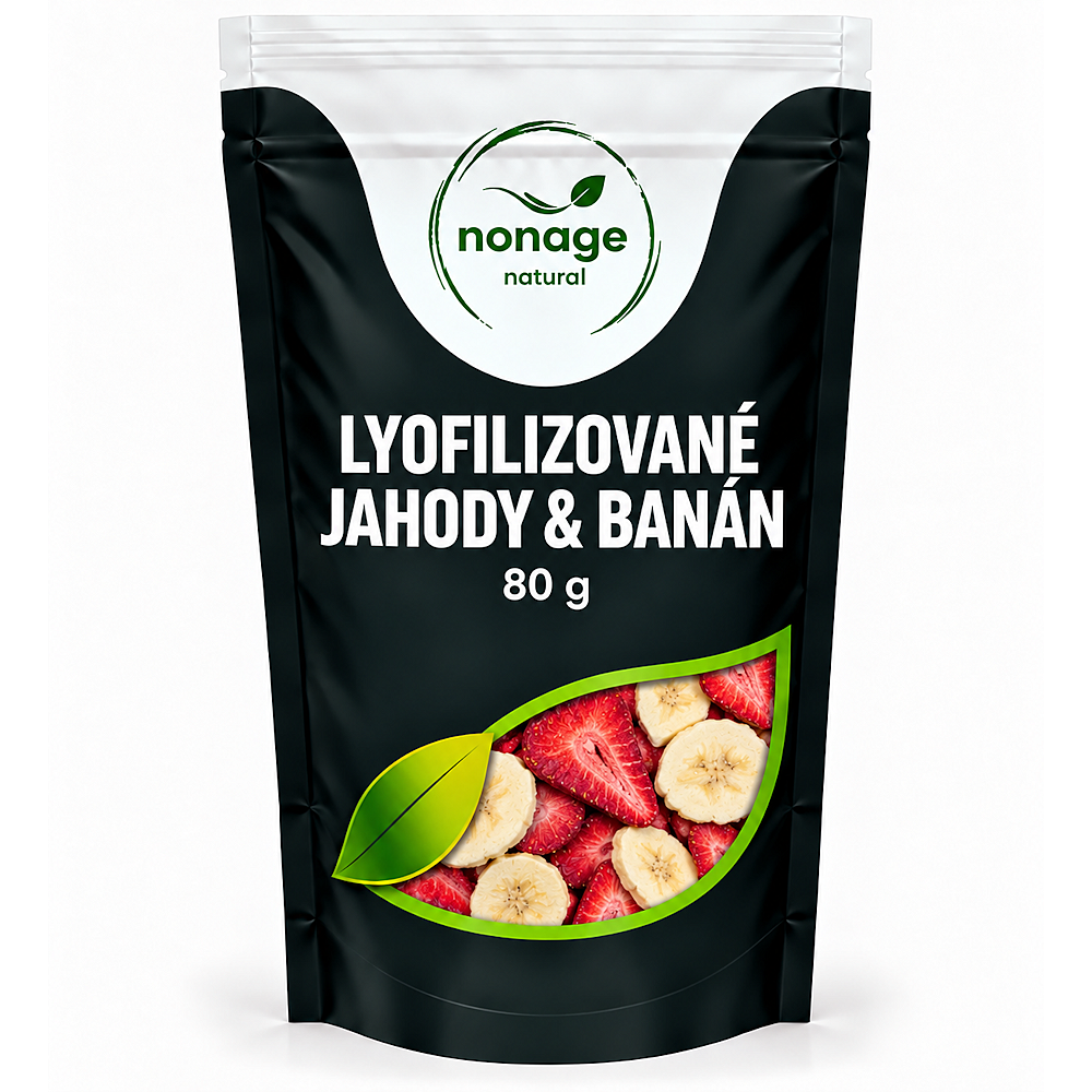 NONAGE Lyofilizovaný mix banán & jahoda 80 g
