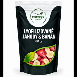 NONAGE Lyofilizovaný mix banán & jahoda 80 g