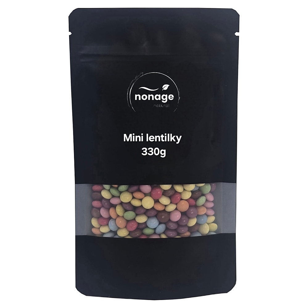 NONAGE Mini lentilky s přírodním barvivem 330 g
