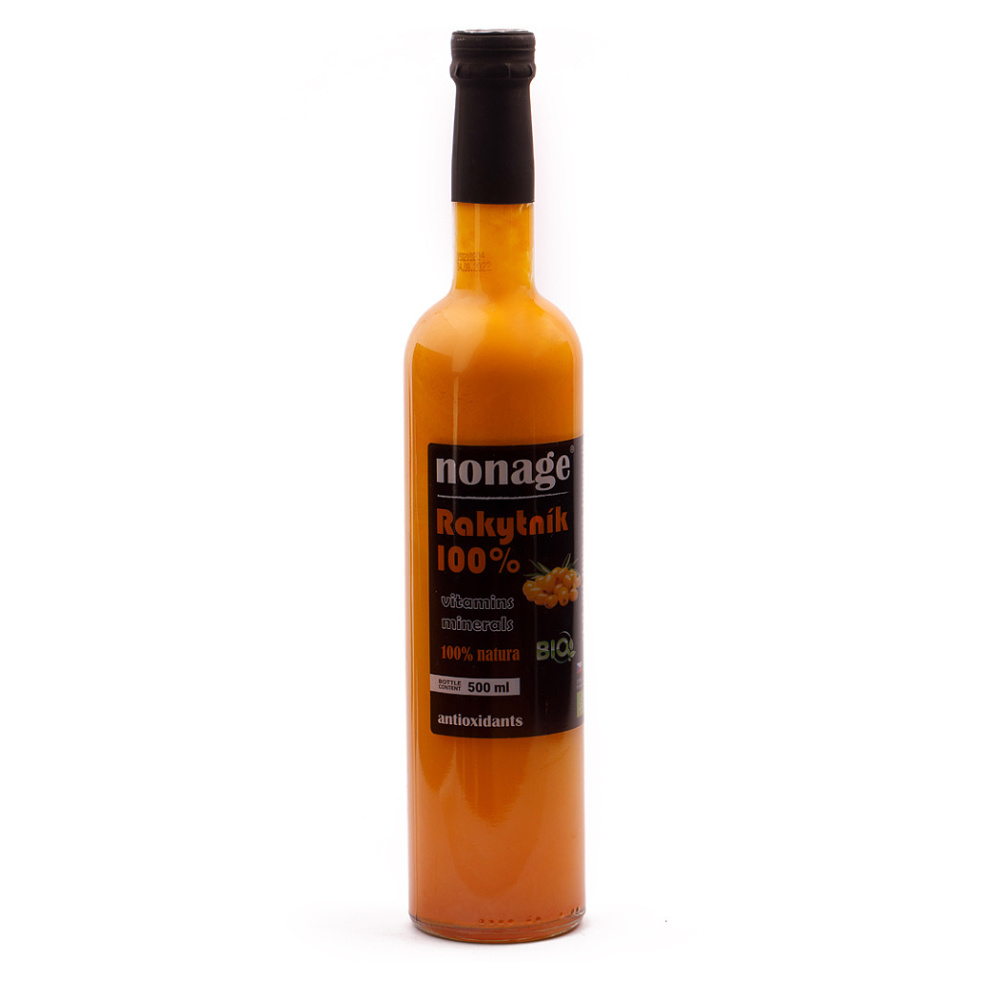 NONAGE Rakytník 100% Juice BIO PREMIUM 500 ml