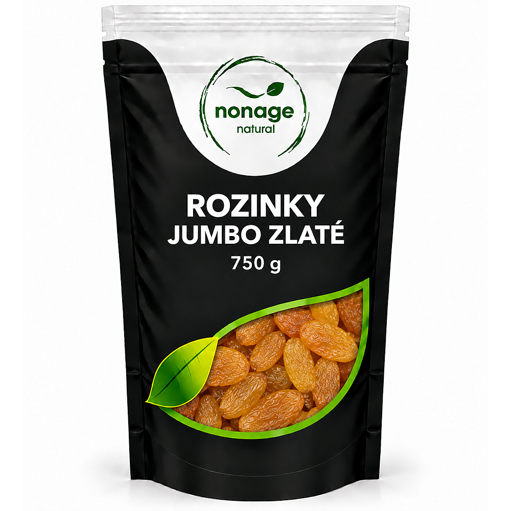 NONAGE Rozinky jumbo zlaté 750 g
