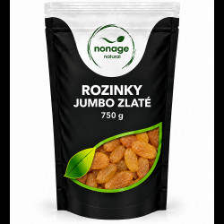 NONAGE Rozinky jumbo zlaté 750 g