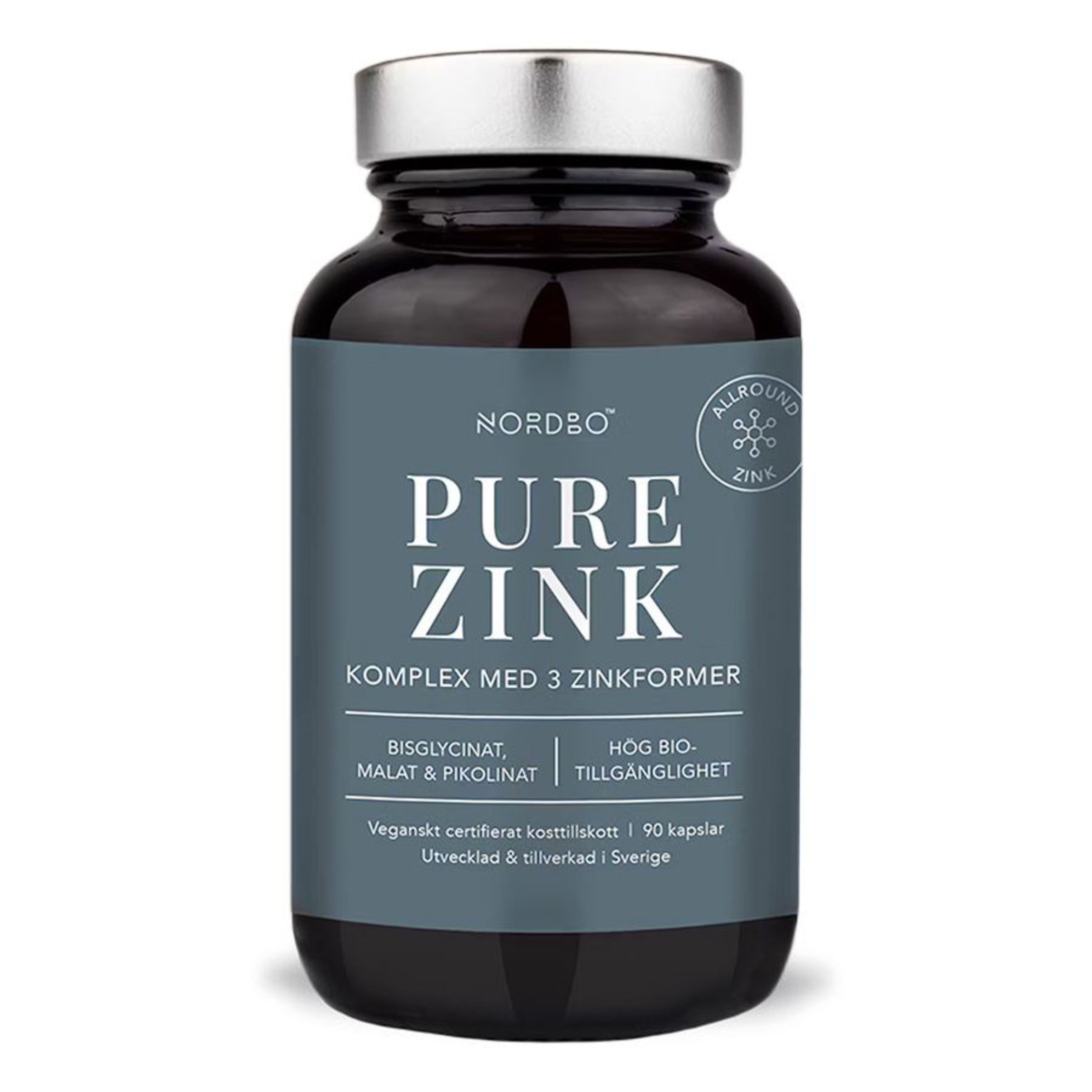 Nordbo Pure Zink 90 kapslí