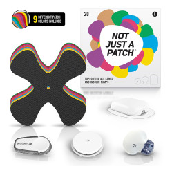 NOT JUST A PATCH Náplast univerzální k CGM senzorům multicolor 20 kusů