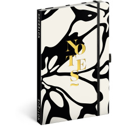 NOTIQUE Notes Abstrakt linkovaný 13 × 21 cm