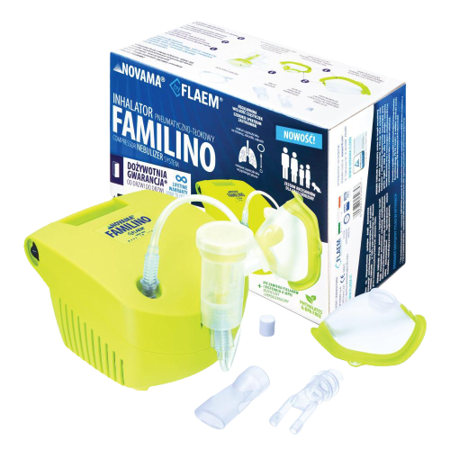 NOVAMA FAMILINO by FLAEM Pneumatický pístový inhalátor s nebulizéry