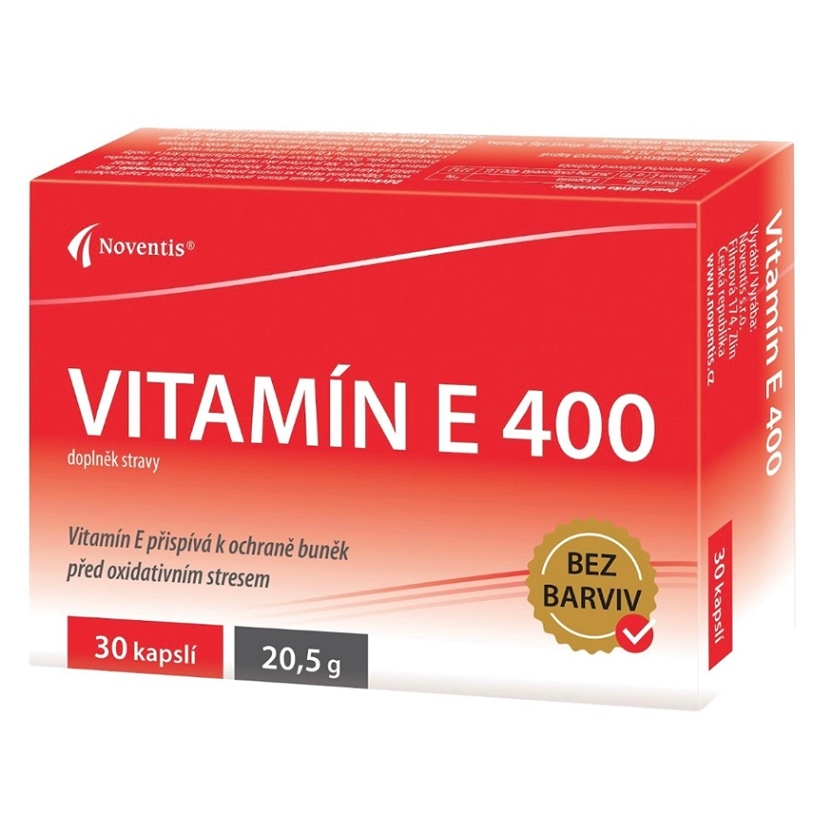 NOVENTIS Vitamín E 400 30 kapslí